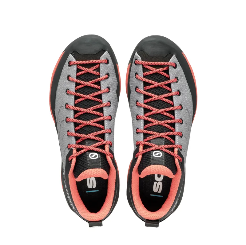 Scarpa Womens Mescalito Planet Light Grey/Coral-4